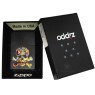 Isqueiro Zippo 49187 Colorful Skull Design na caixa