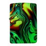 Isqueiro Zippo Colorful Swirl Pattern 48612 de frente no escuro