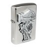 Isqueiro Zippo Dead Man's Hand Emblem 49536 de lado