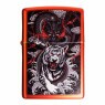 Isqueiro Zippo Dragon Tiger Design 48933 de frente