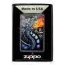 Isqueiro Zippo Fiery Dragon Design 49776 na caixa