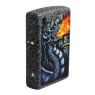 Isqueiro Zippo Fiery Dragon Design 49776 de lado