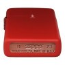 Isqueiro Zippo Slim Red Matte 1633 embaixo