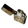 Isqueiro Zippo 49538 Norse Antique Brass Emblem aberto