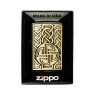 Na caixa o Isqueiro Zippo 49538 Norse Antique Brass Emblem