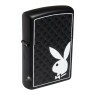 Isqueiro Zippo Play Boy Matte Black 29578 de lado