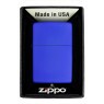 Isqueiro Zippo Regular Matte Blue Royal 229 na caixa
