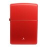 Isqueiro Zippo Regular Matte Red 233 de frente