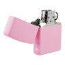 Isqueiro Zippo Regular Matte Pink 238 aberto