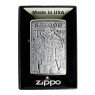 Isqueiro Zippo Saloon Skull Emblem 49298 na caixa