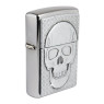 Isqueiro Zippo Skull Brain Surprise 29818 de lado