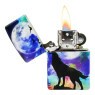 Isqueiro Zippo Wolf Design aberto