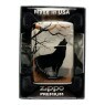 Caixa aberto do Isqueiro Zippo Wolves Design