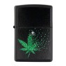 Isqueiro Zippo Pixel Cannabis Design 48677 de frente