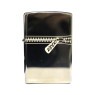 Zippo Zipped Black Ice frente