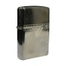 Zippo Zipped Black Ice semilateral