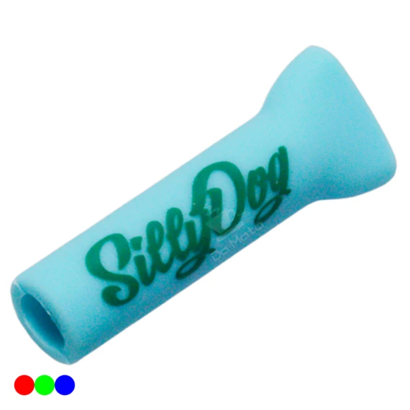 Piteira de Silicone Silly Dog 7mm azul