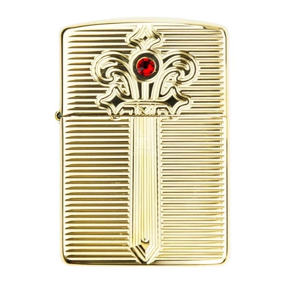 Isqueiro Zippo Sword Design 46737 de frente tabacaria da mata
