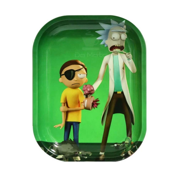 Bandeja de Metal Rick and Morty 3D