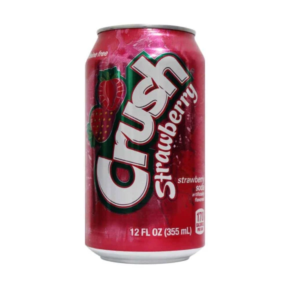 Refrigerante importado Crush Strawberry