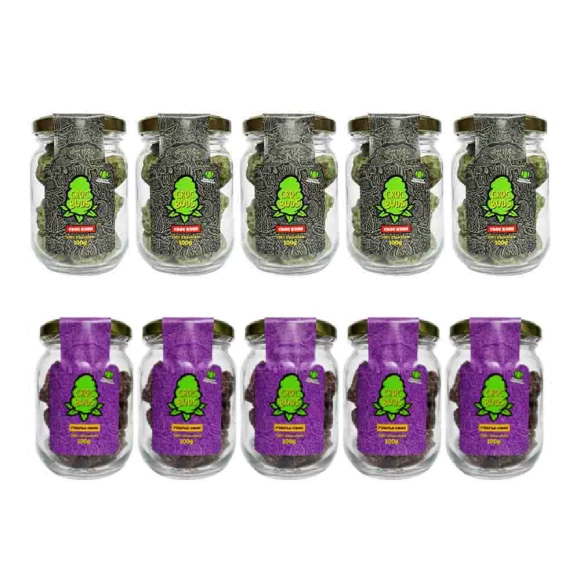  Croc Buds, Purple Croc, Croc Kush - ATACADO 10 unidades