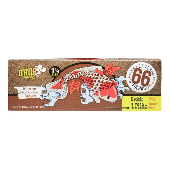 Seda Bros 66 Brown 1 1/4 Size com Pilão frente