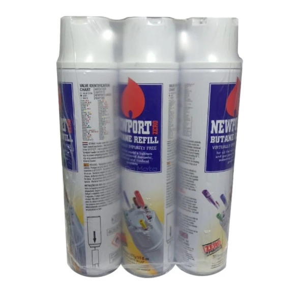 Kit Newport Gás butano, Livre de impurezas C/ 6 unidades de frente tabacaria da mata