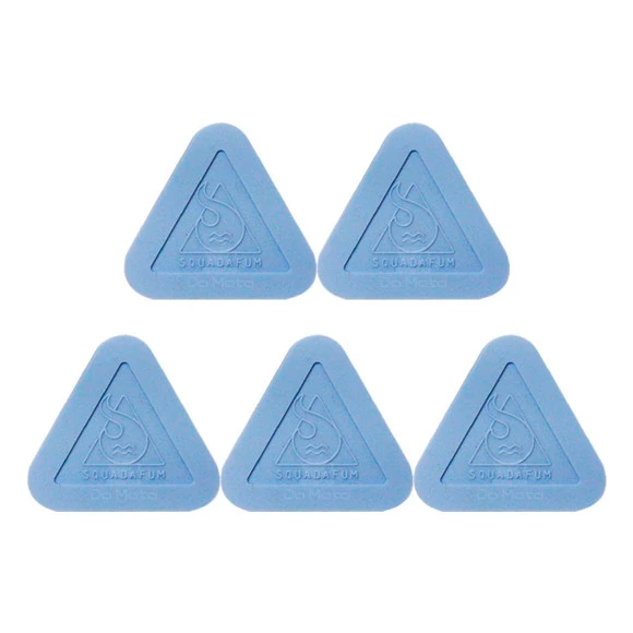 Kit de 5 Slick Squadafum Triangular Azul Claro