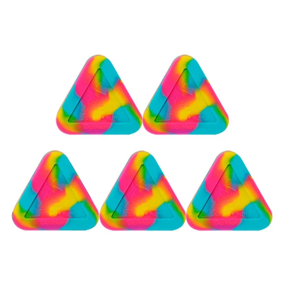 Kit de 5 Slick Squadafum Triangular Arco-íris 13ml