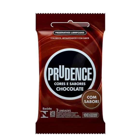 Preservativo Prudence Chocolate c/3 un.