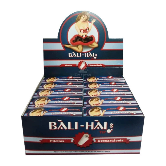 Caixa de Piteira Bali-Hai 50 unidades 