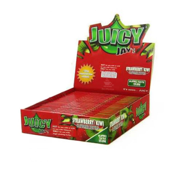 Caixa de seda Juicy Jay's Strawberry & Kiwi King Size 