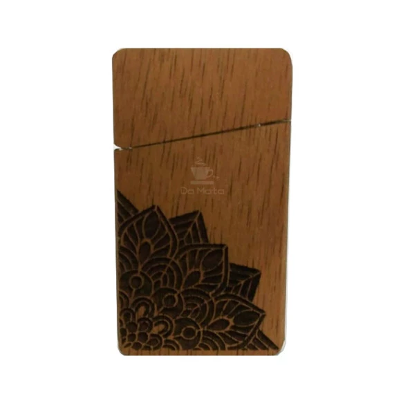 Porta Isqueiro Wood Burning Mandala 