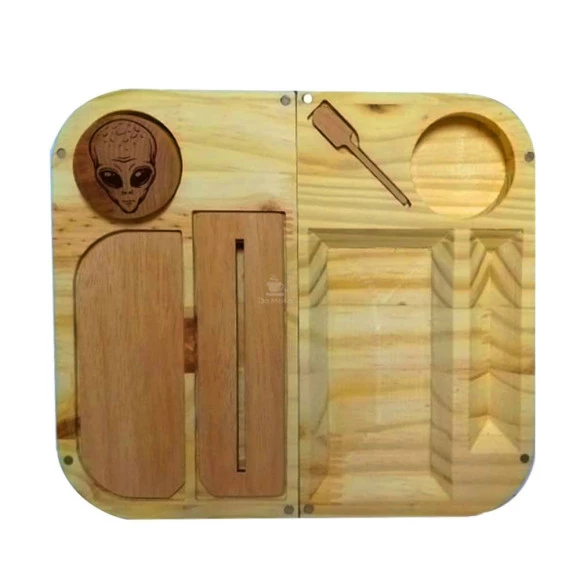 Bandeja de Madeira Wood Fire ET