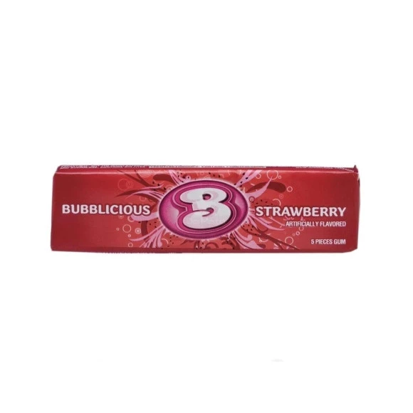 Chiclete Bubblicius Strawberry 