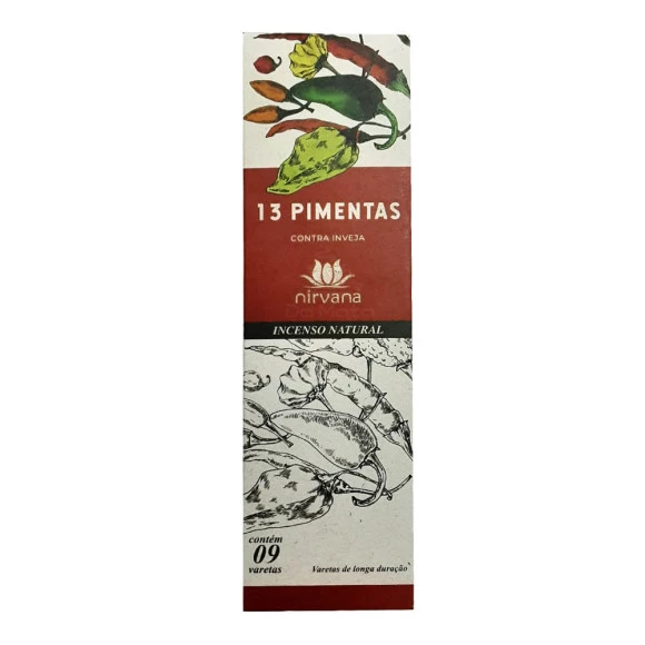 Incenso Nirvana 13 Pimentas 