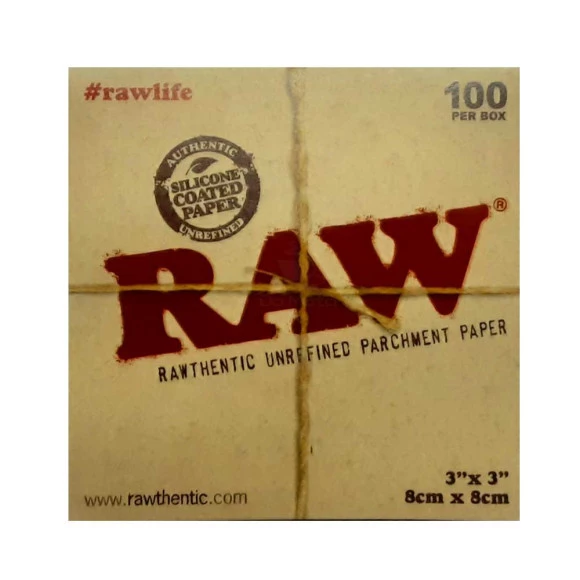 Papel p/ Extração Raw Parchment 8x8cm