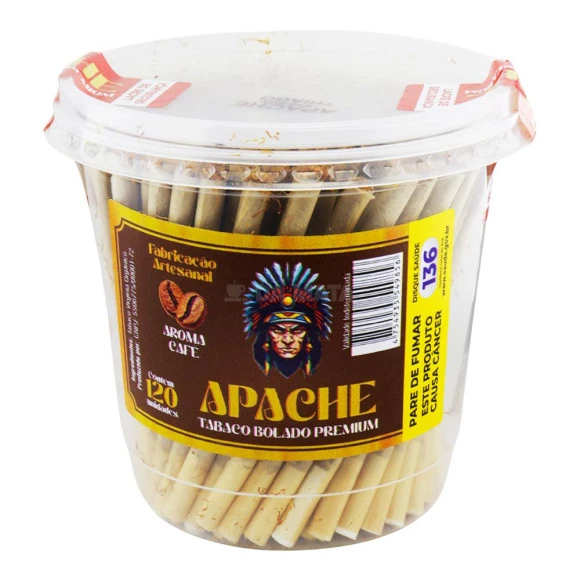 Pote de Apache Bolado Café de frente tabacaria da mata 