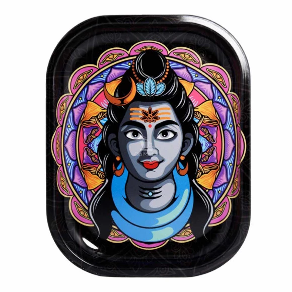 Bandeja de Metal Sadhu Shiva Mandala