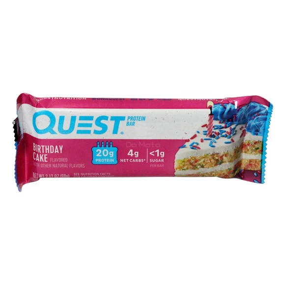 Barra de Proteína Quest Sabor de bolo de aniversário
