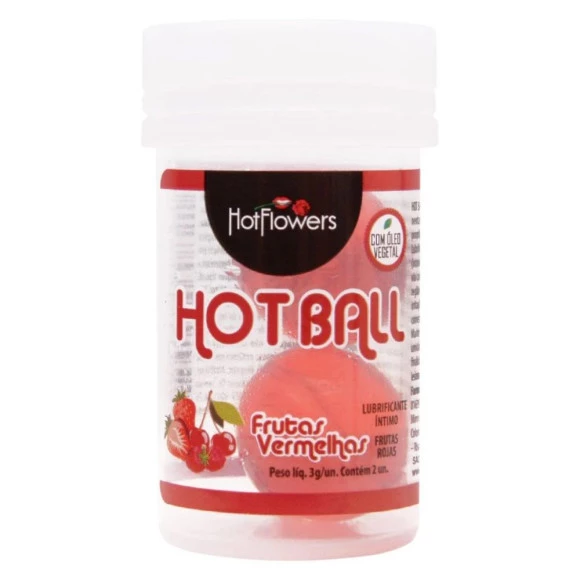 Bolinhas Hot Flowers c/2 un. Frutas Vermelhas