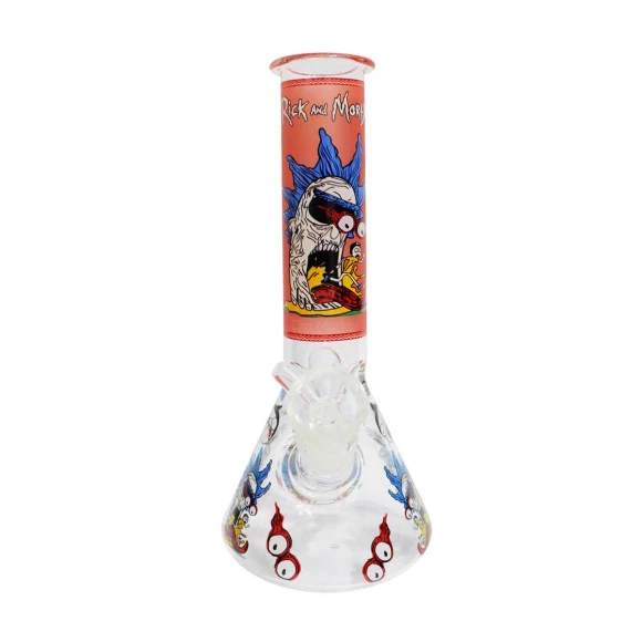 Bong de Vidro Rick and Morty Pequeno Trip