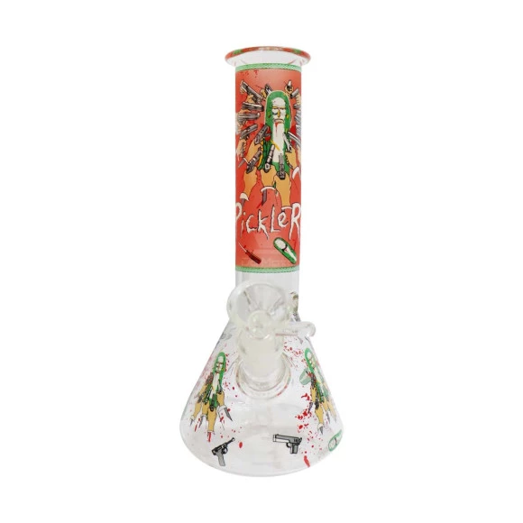 Bong de Vidro Rick and Morty Pikles Pequeno