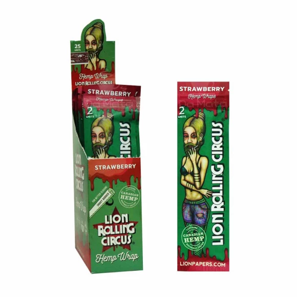 Caixa de Blunt Lion Rolling Circus Strawberry