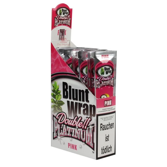 Caixa de Blunt Wrap Platinum Pink