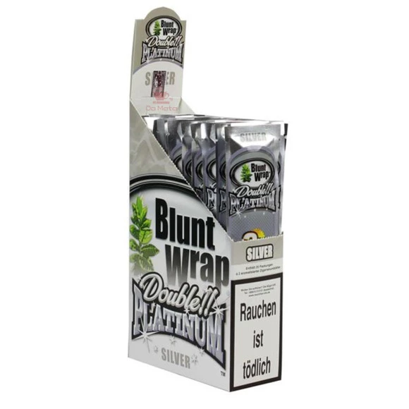Caixa de Blunt Wrap Platinum Silver