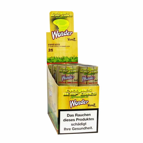 Caixa de Blunt Cyclones Hemp Cones Wonder
