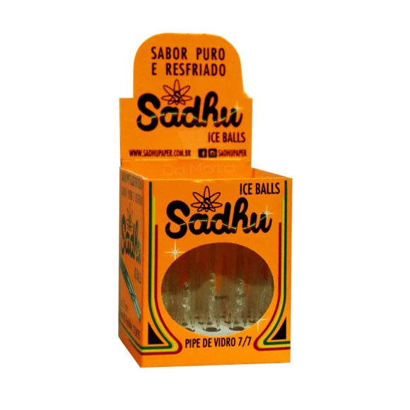 Caixa de Piteira de Vidro Sadhu c/ Bolinhas