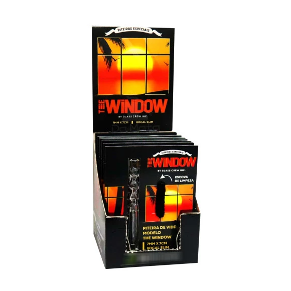 Caixa de Kit de Piteira de Vidro Glass Crew The window 7mm