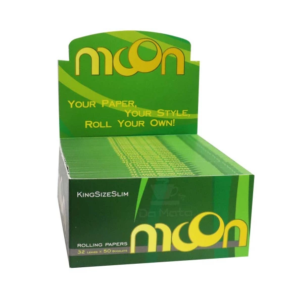 Caixa de Seda Verde Moon King Size
